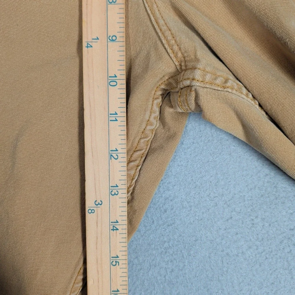 Carhartt Work‎ Pant Mens 31x32 Tan Rugged Flex Relaxed Fit BN2517-M Distressed